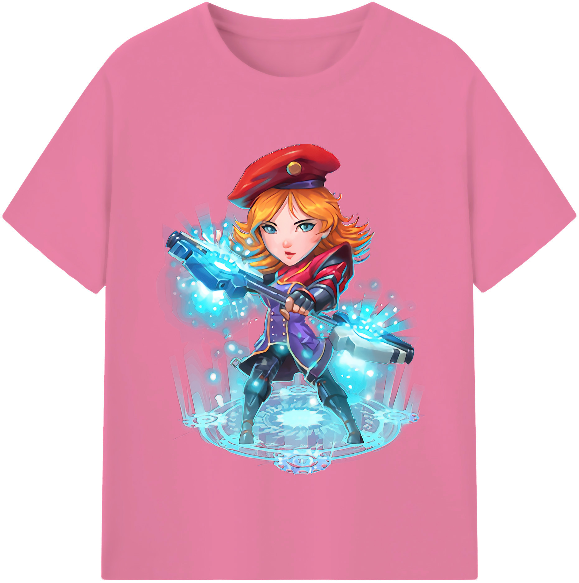 リーグ・オブ・レジェンド League of Legends LOL 綿100％半袖Tシャツ（フロントプリント）